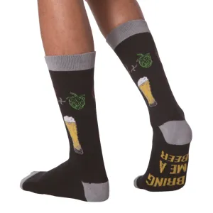 K Bell American Made Mens Beer Sock