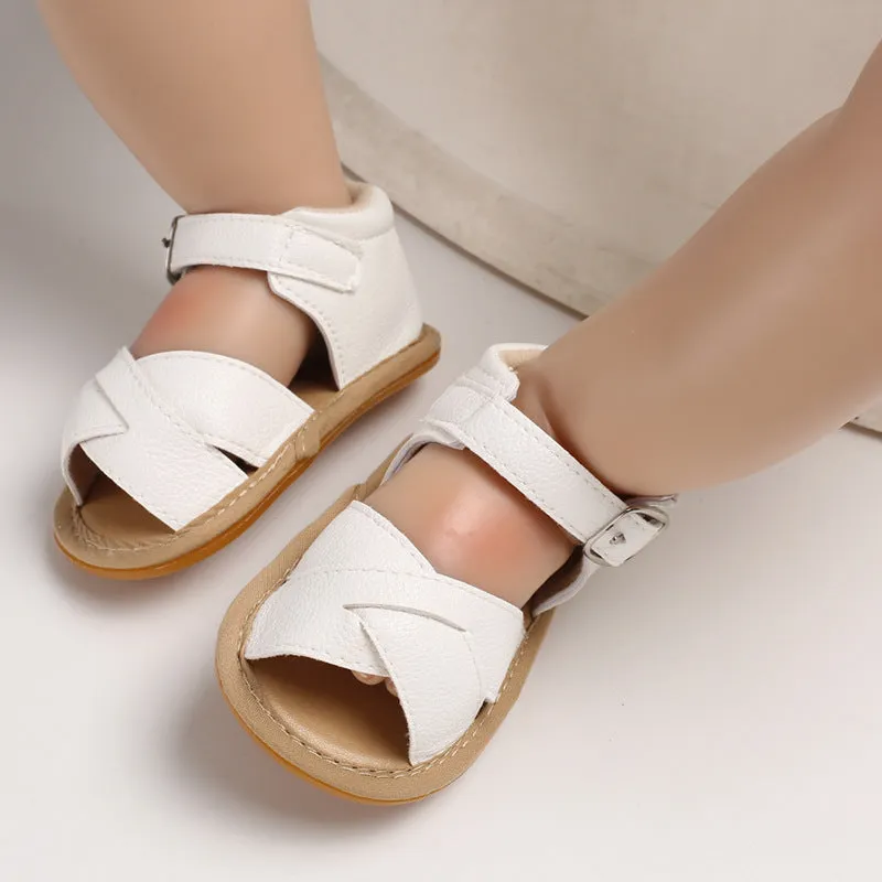 0-1 Year Old Men's And Women's Baby Shoes Non-slip Oxford Sole 0-12 Months Baby Sandals