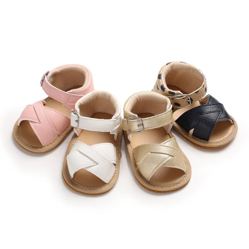 0-1 Year Old Men's And Women's Baby Shoes Non-slip Oxford Sole 0-12 Months Baby Sandals