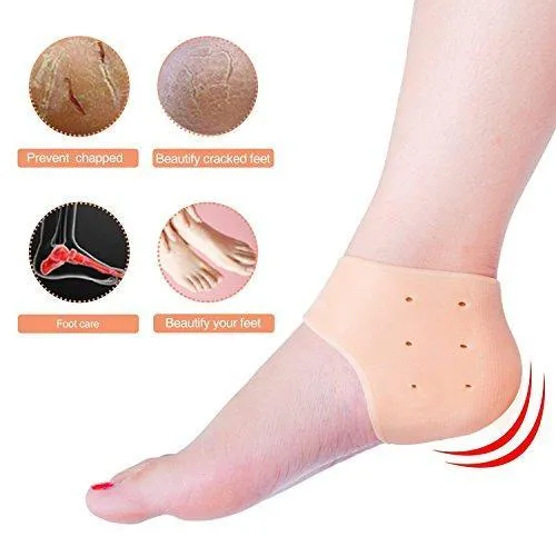 0339 Moisturizing Skin Softening Silicone Gel for Dry Cracked Heel Repair (Multicolour)