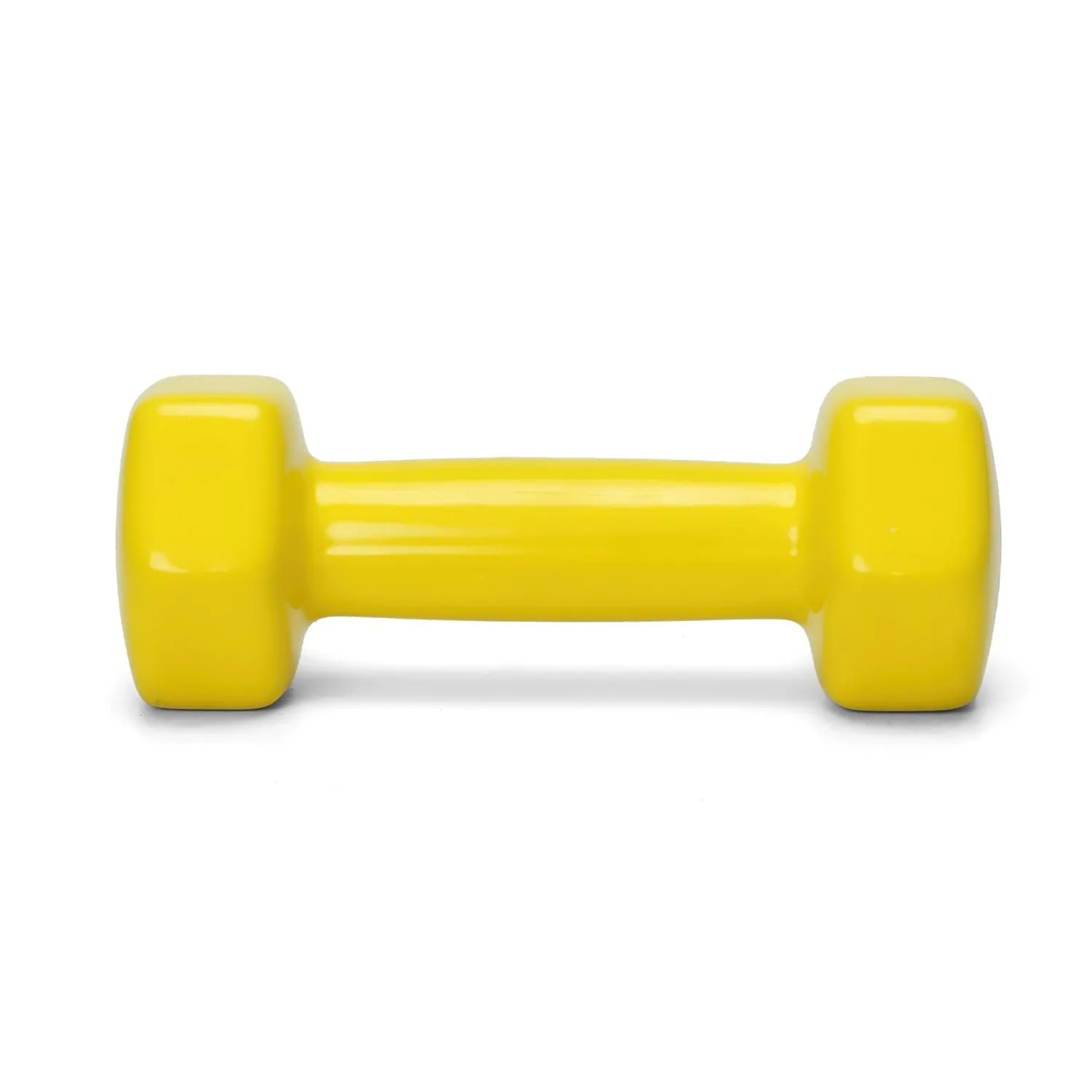 amazon basics Vinyl 3 Pound Dumbbells-Set Of 2, Citron, 2722 Grams,Yellow