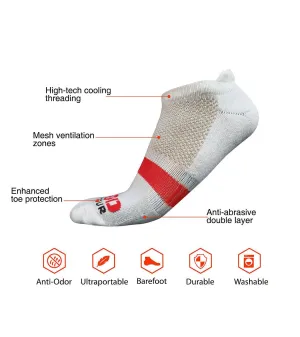 Ankle Length Breathable Training Socks White