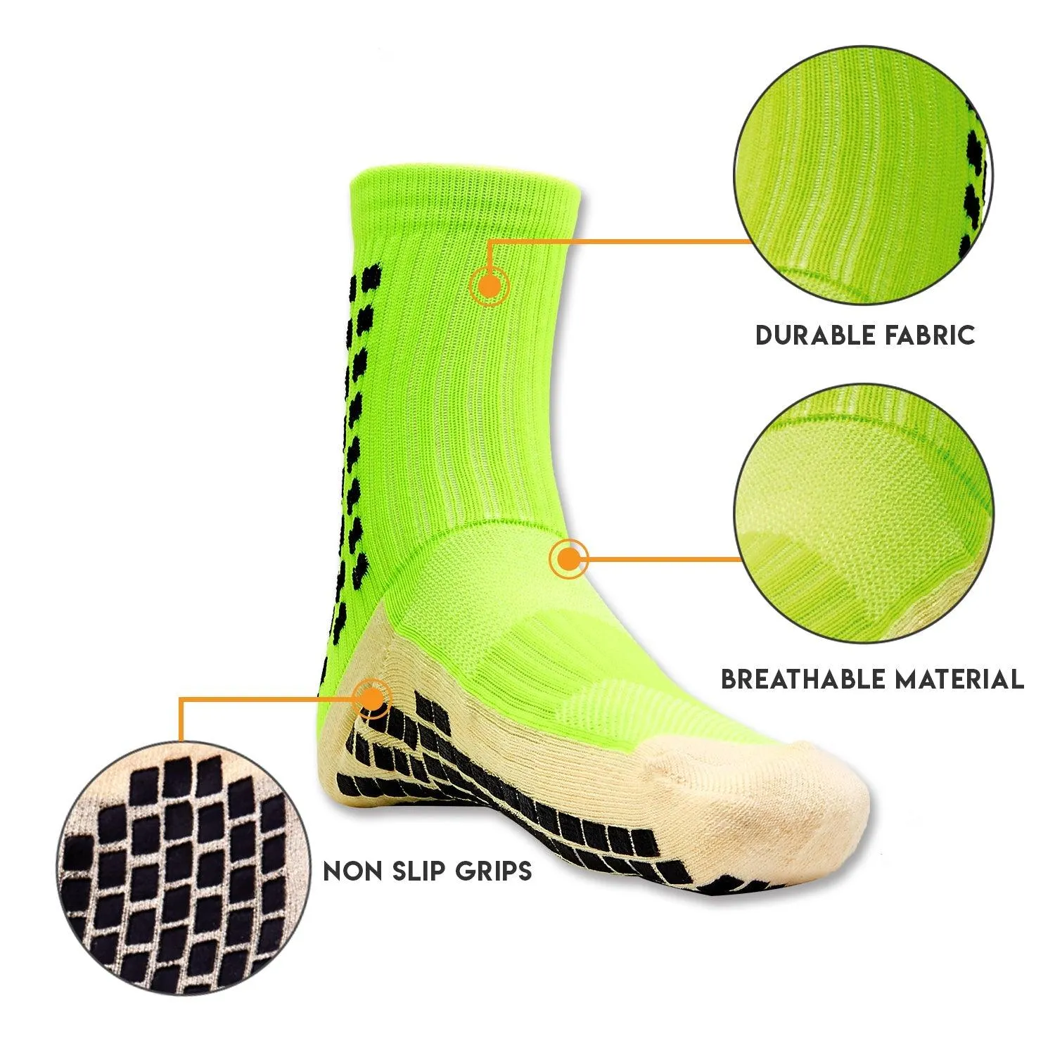 Anti Skid Socks (Green)