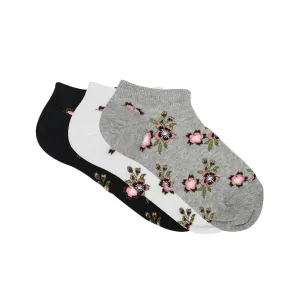 Balenzia Low Cut Socks for Women (Pack of 3 Pairs/1U)