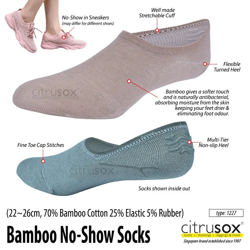 Bamboo Cotton No-Show Socks