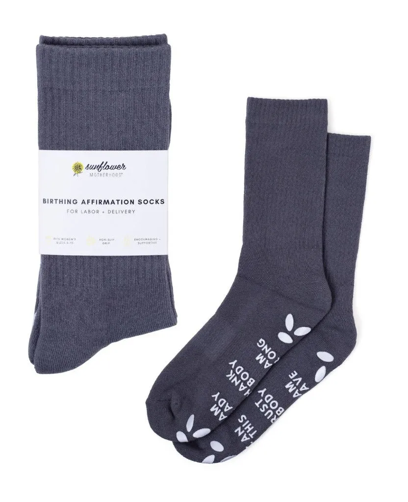 Birthing Affirmation Hospital Socks