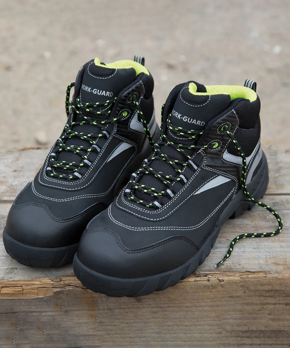 Black/Silver - Work-Guard Blackwatch safety boot