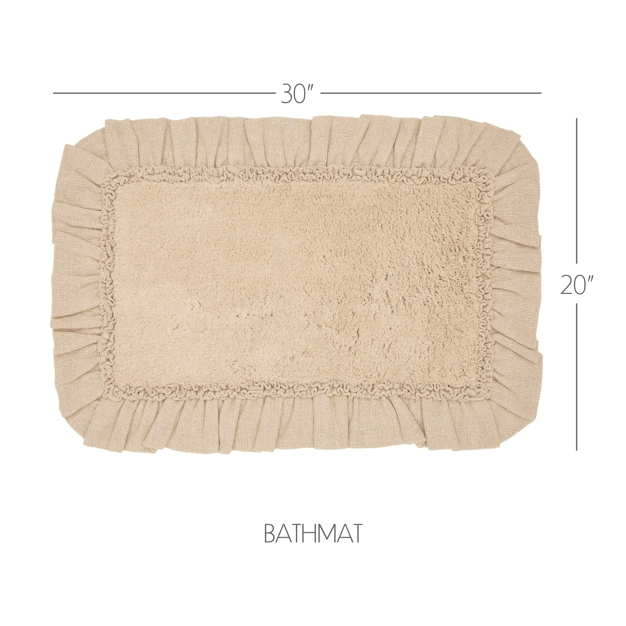 Burlap Bathmat