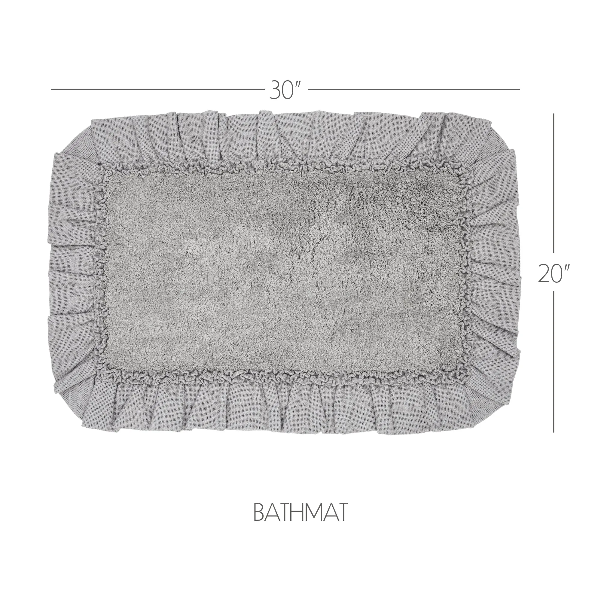 Burlap Bathmat