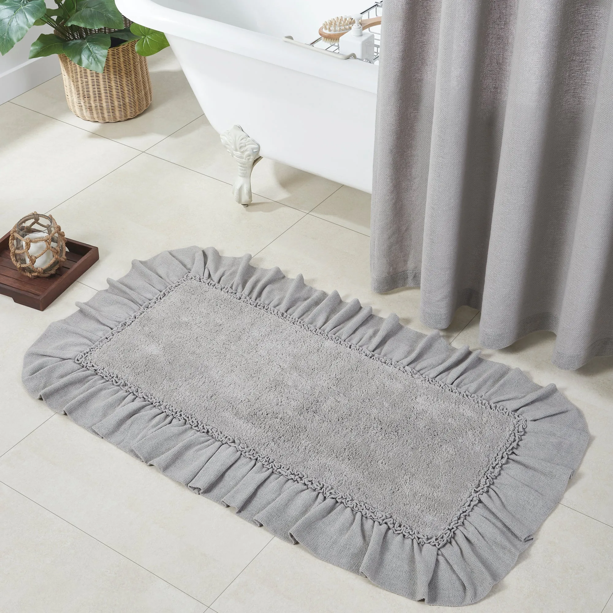 Burlap Bathmat