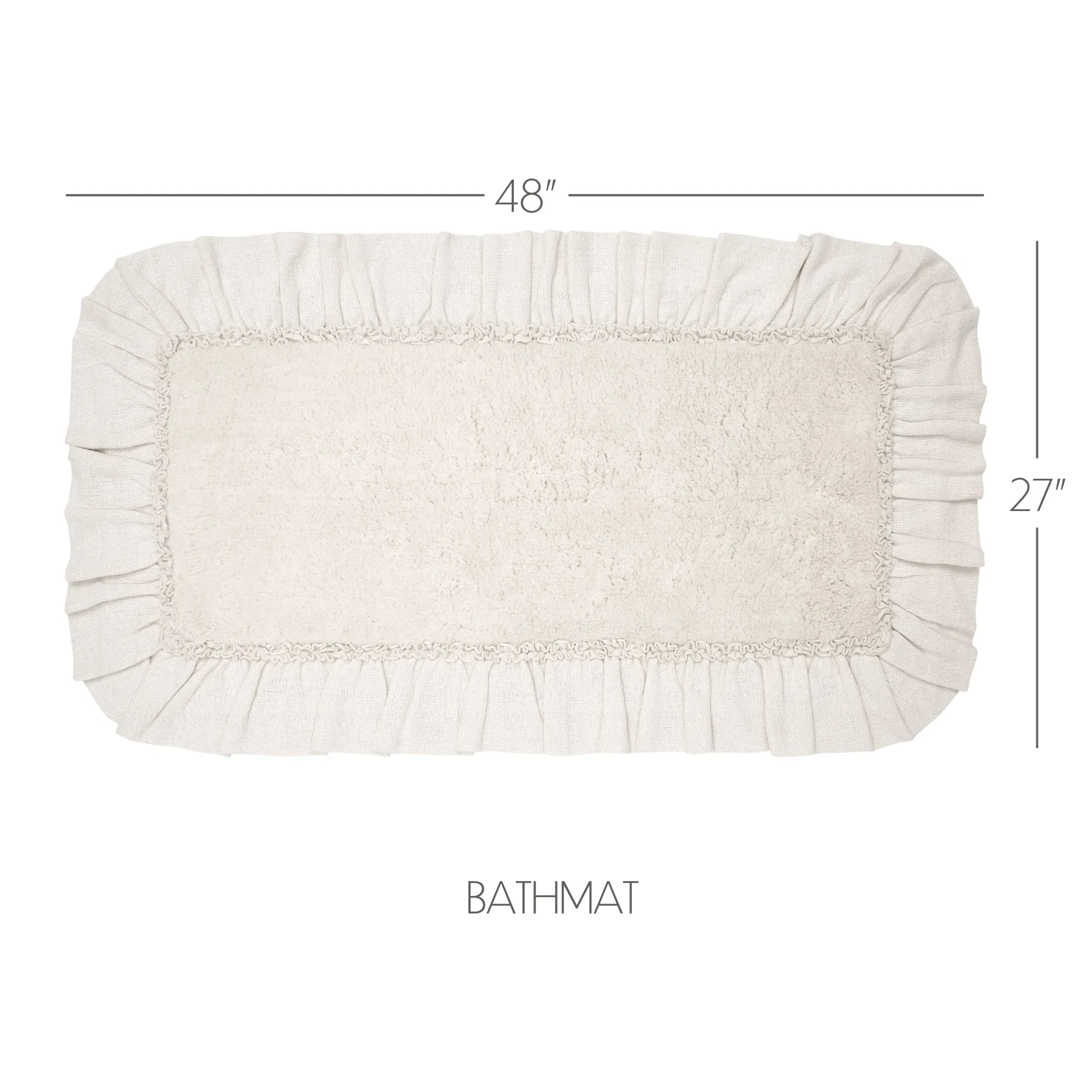 Burlap Bathmat