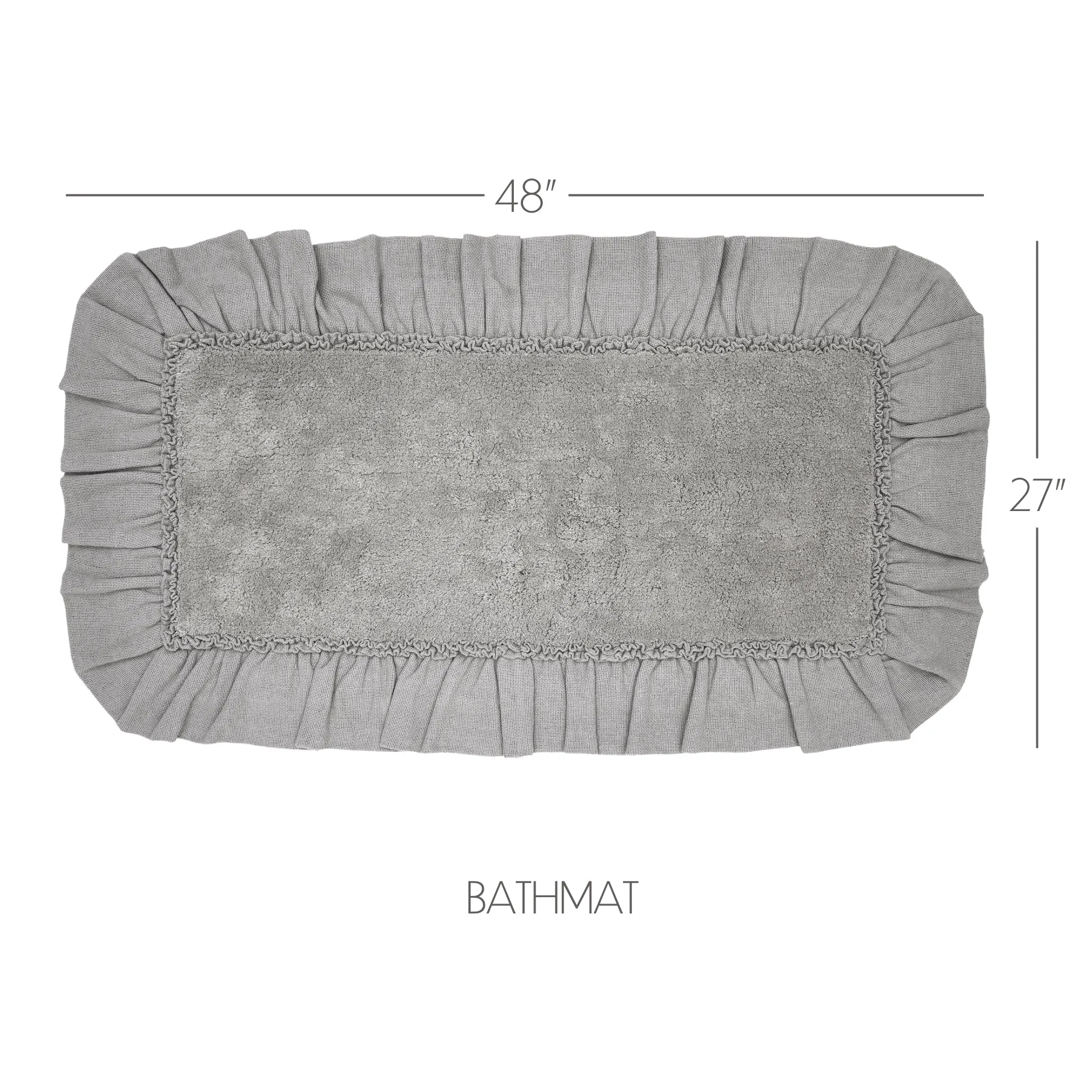 Burlap Bathmat