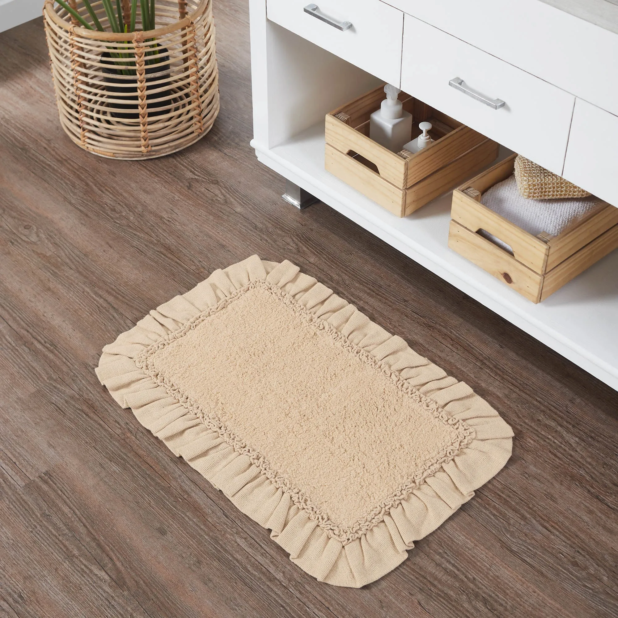 Burlap Bathmat