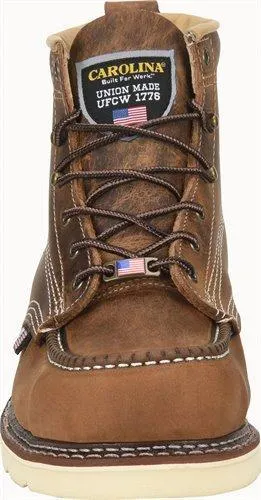 Carolina Men's - Amp 6" USA Made Wedge Work Boot -  Soft toe