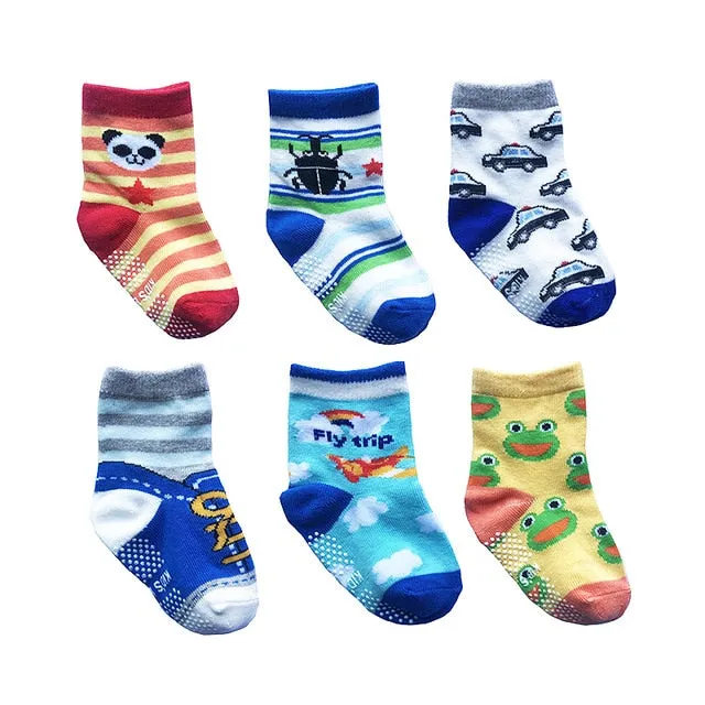 Children's Cotton Anti-Slip Socks