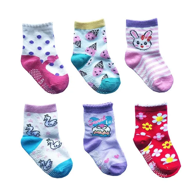 Children's Cotton Anti-Slip Socks