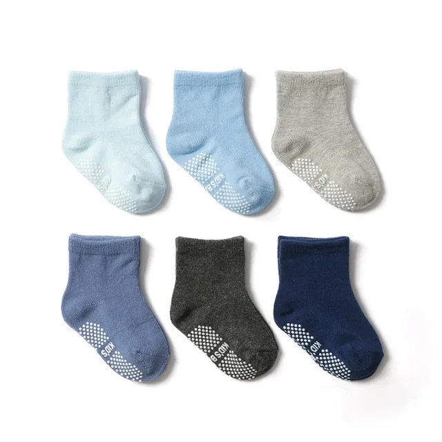 Children's Cotton Anti-Slip Socks