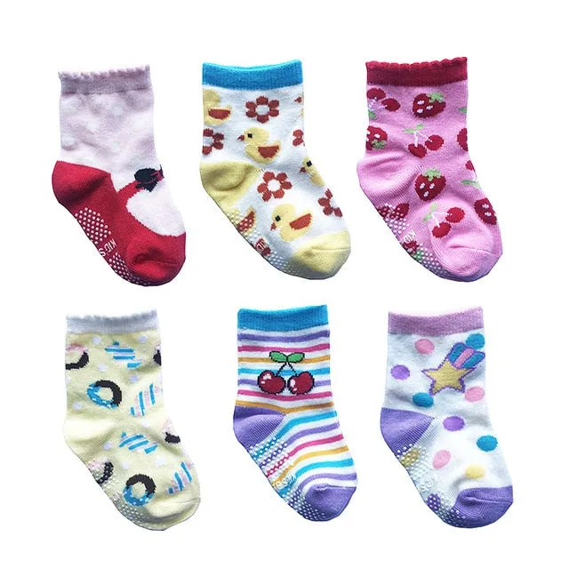 Children's Cotton Anti-Slip Socks