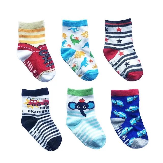 Children's Cotton Anti-Slip Socks