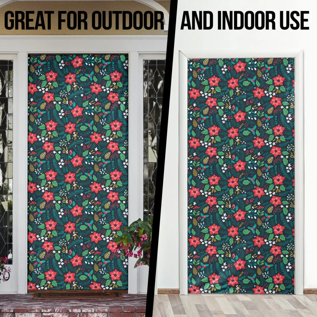 Christmas Floral Decor  Christmas Door Sock