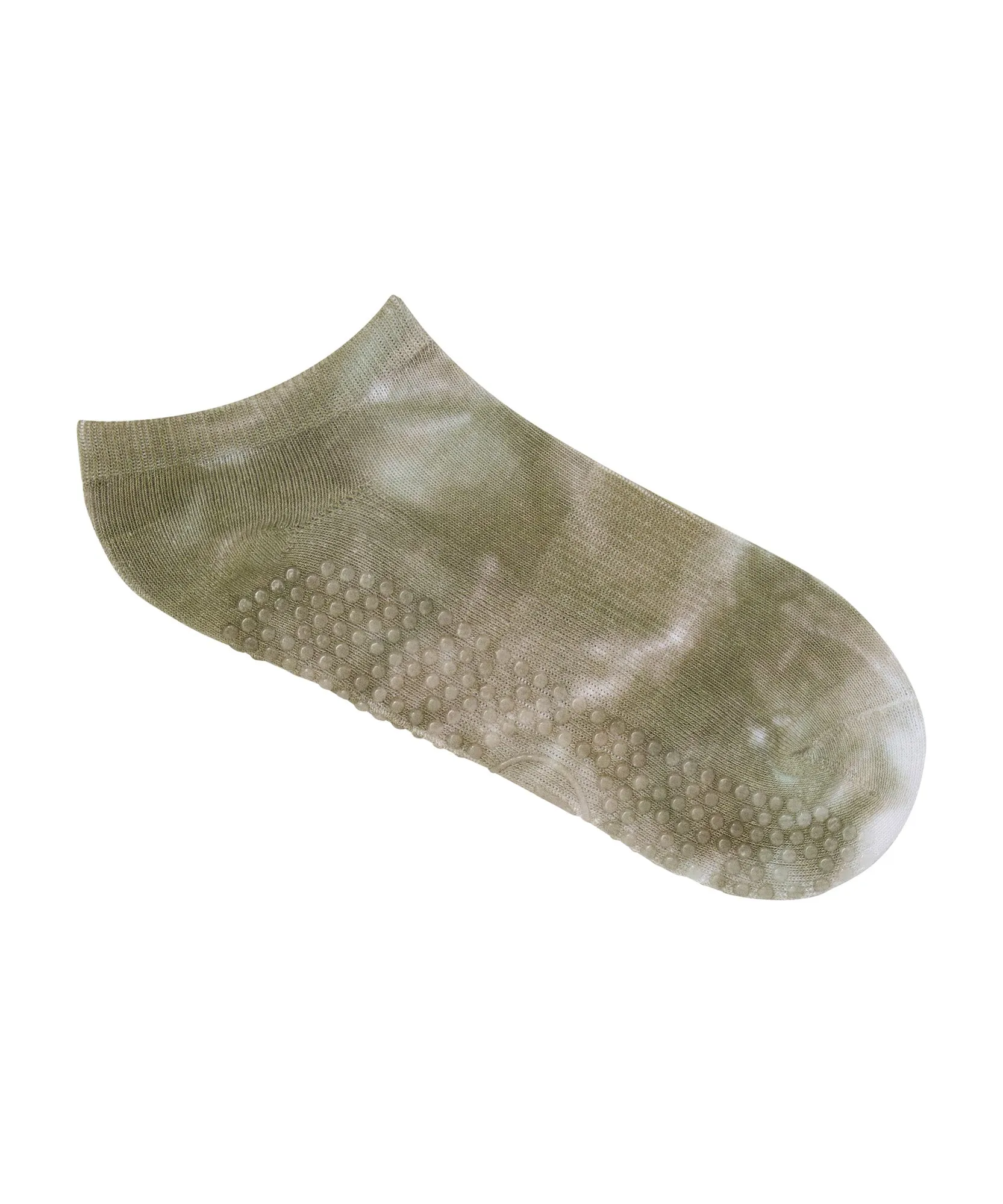 Classic Low Rise Grip Socks - Blue Gum Tie-Dye