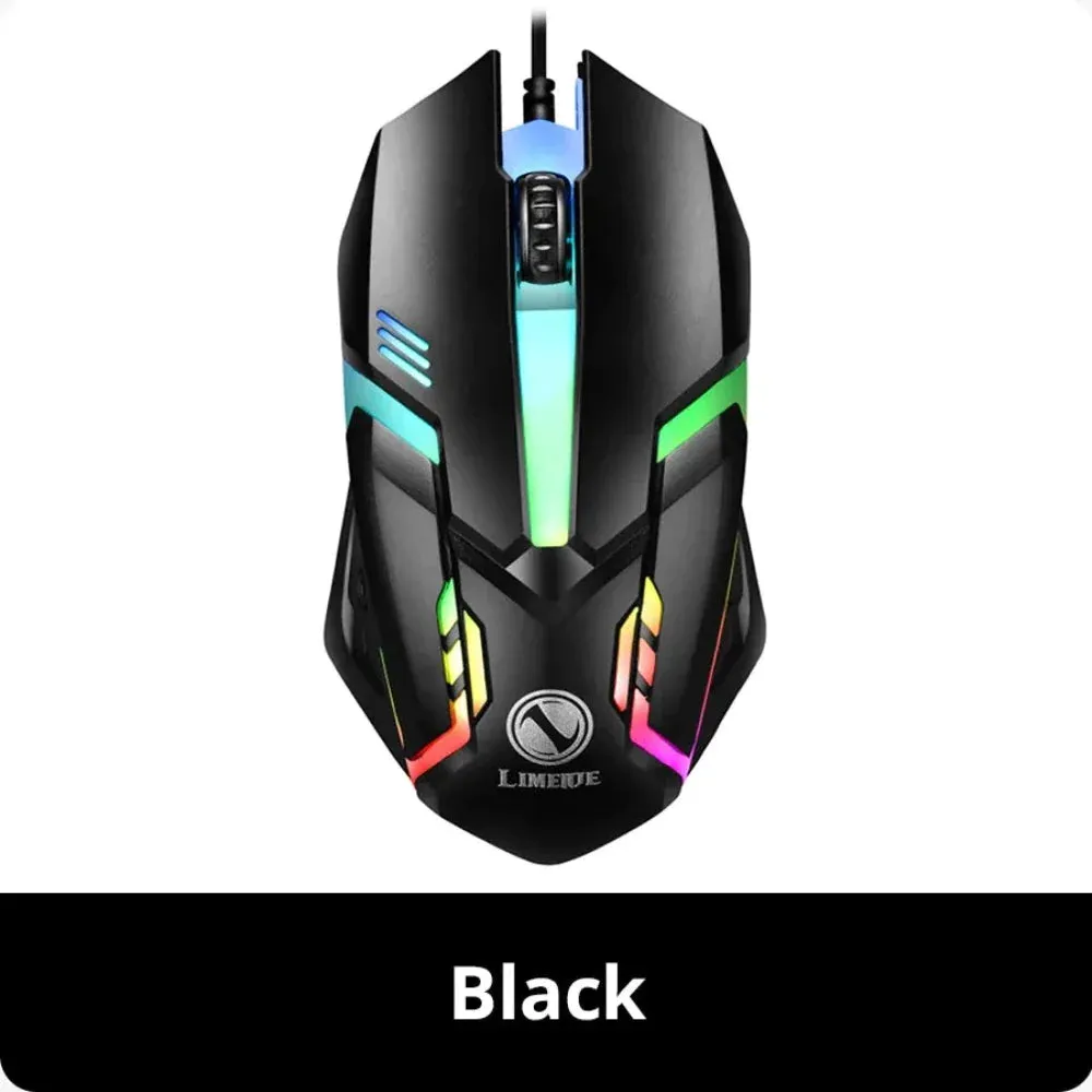 Colorful Backlit Wired Gaming Mouse