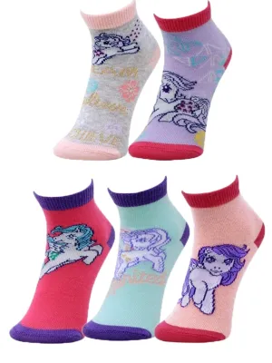 Combo Of 5 Kids Ankle Length Socks: Magic Bubble