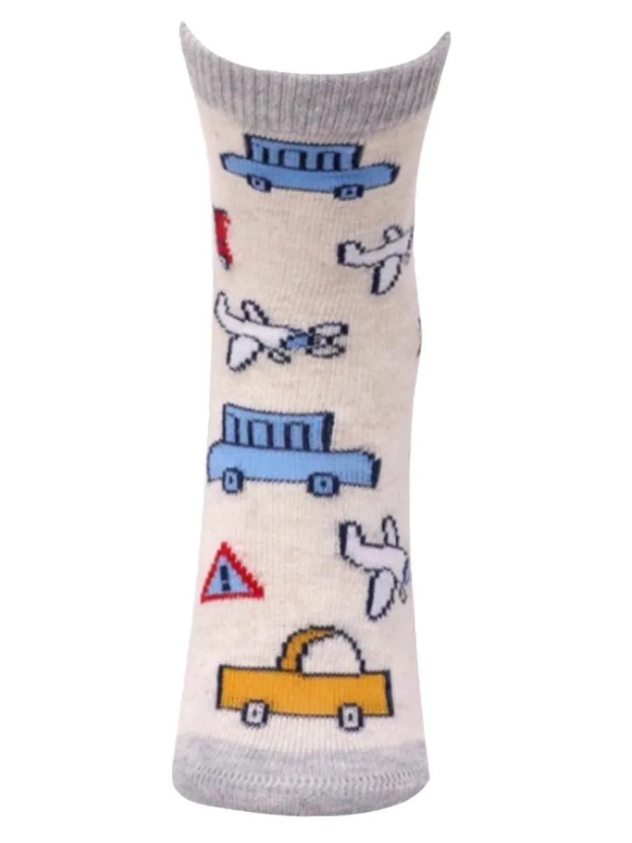 Combo Of 5 Kids Ankle Length Socks:Fly High