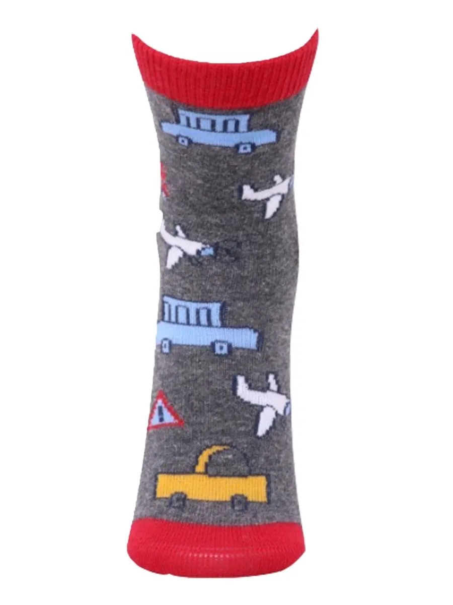 Combo Of 5 Kids Ankle Length Socks:Fly High