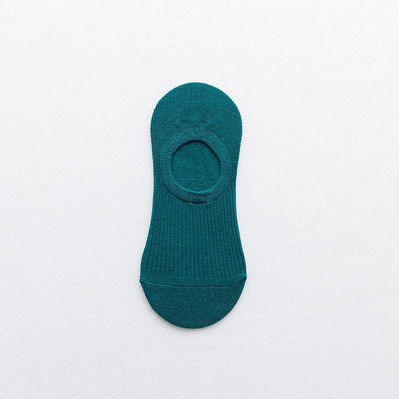 Cotton Spring And Summer Invisible Socks Low Cut Silicone Non-slip