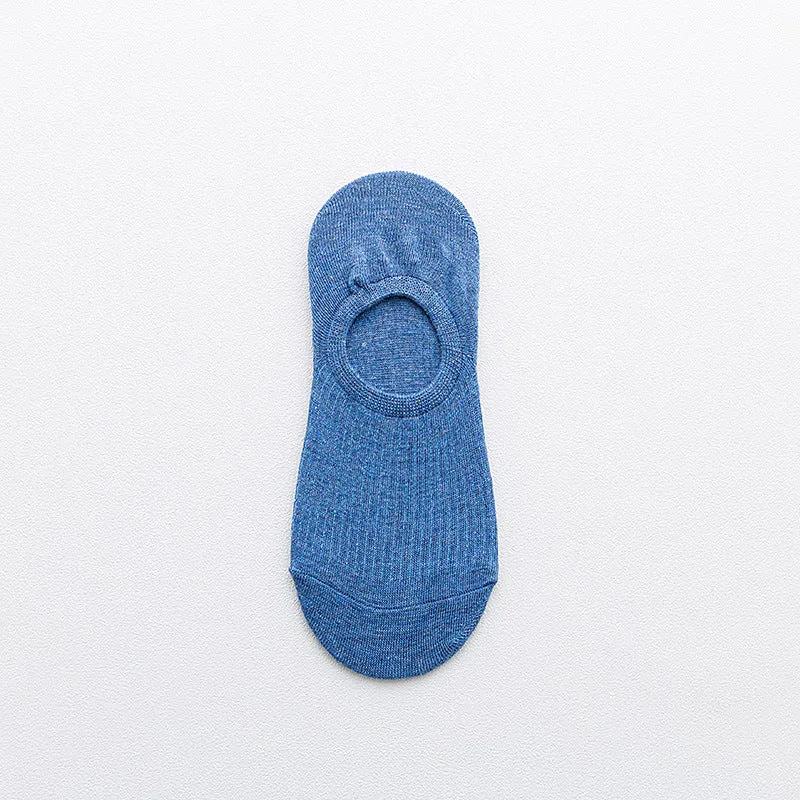 Cotton Spring And Summer Invisible Socks Low Cut Silicone Non-slip