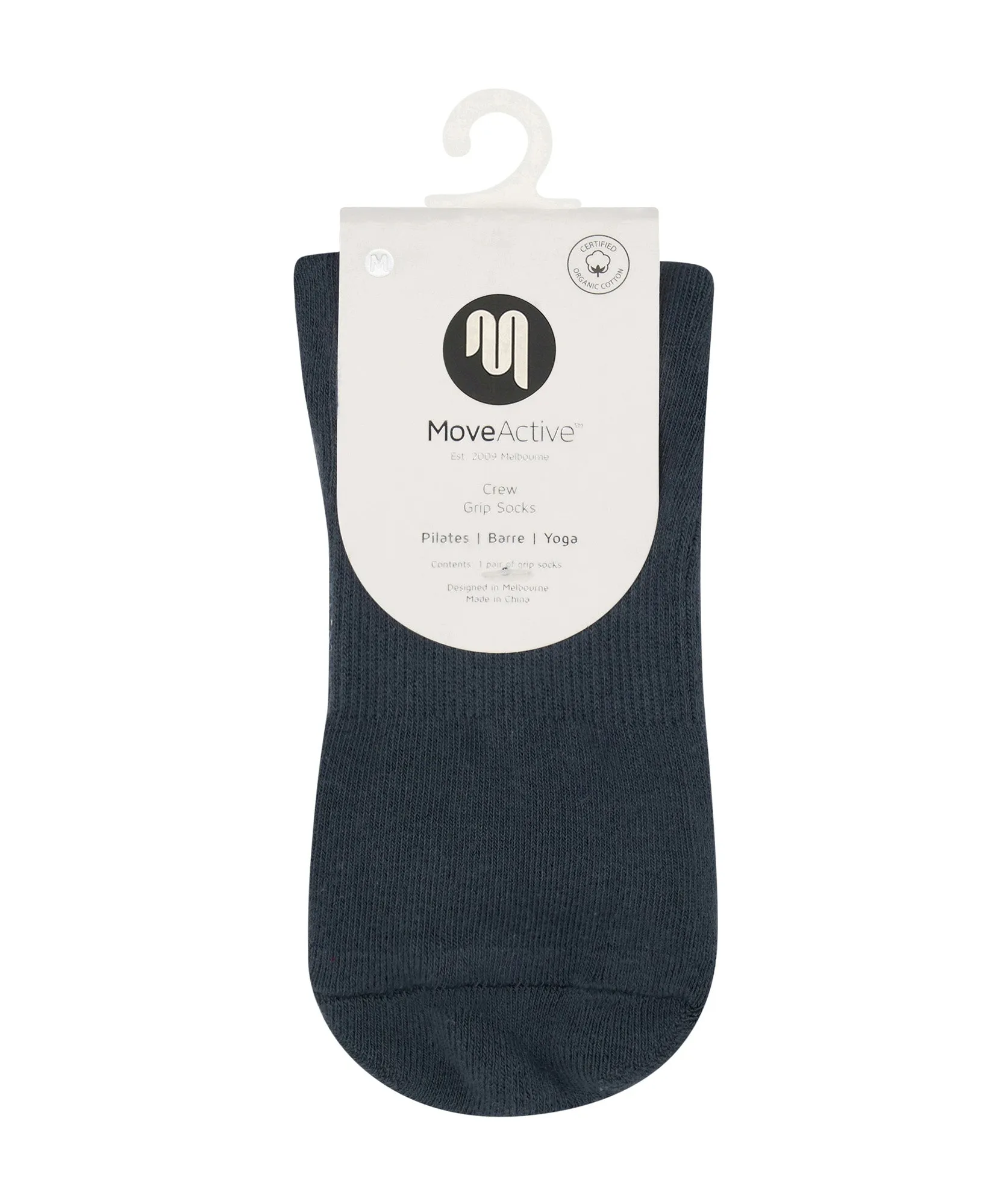 Crew Non Slip Grip Socks - Signature Ink