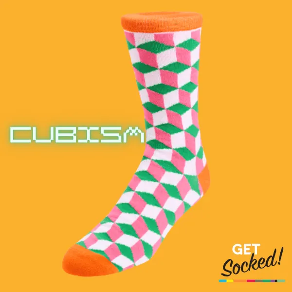 Cubism - Bamboo Socks