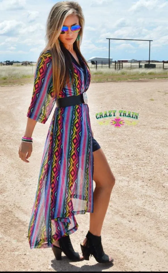 Diamond Rio Serape Duster