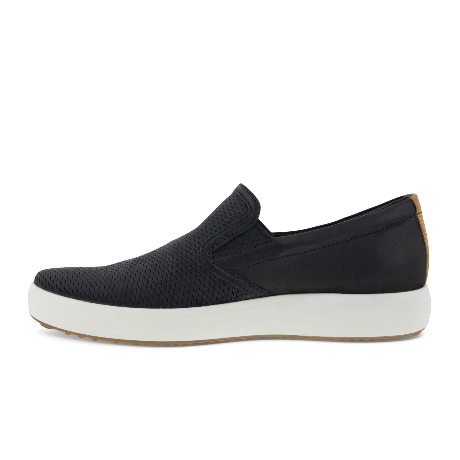 ECCO Soft 7 Slip On 2.0 (Men) - Black/Black/Lion