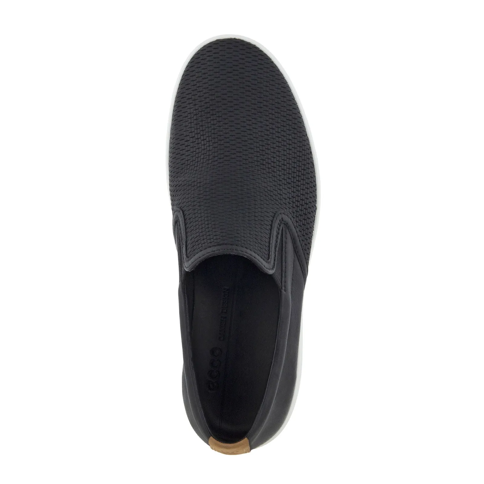 ECCO Soft 7 Slip On 2.0 (Men) - Black/Black/Lion