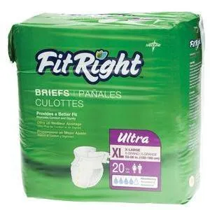 FitRight Ultra Brief 2X-Large 60" - 69"