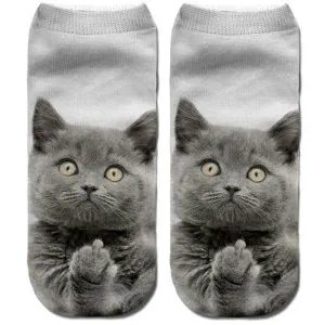 Free   Shipping Women 3D Cat Socks Free plus shipping & handling