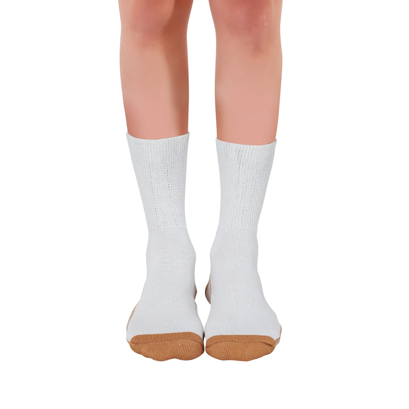 Glucology Copper Classic Socks White