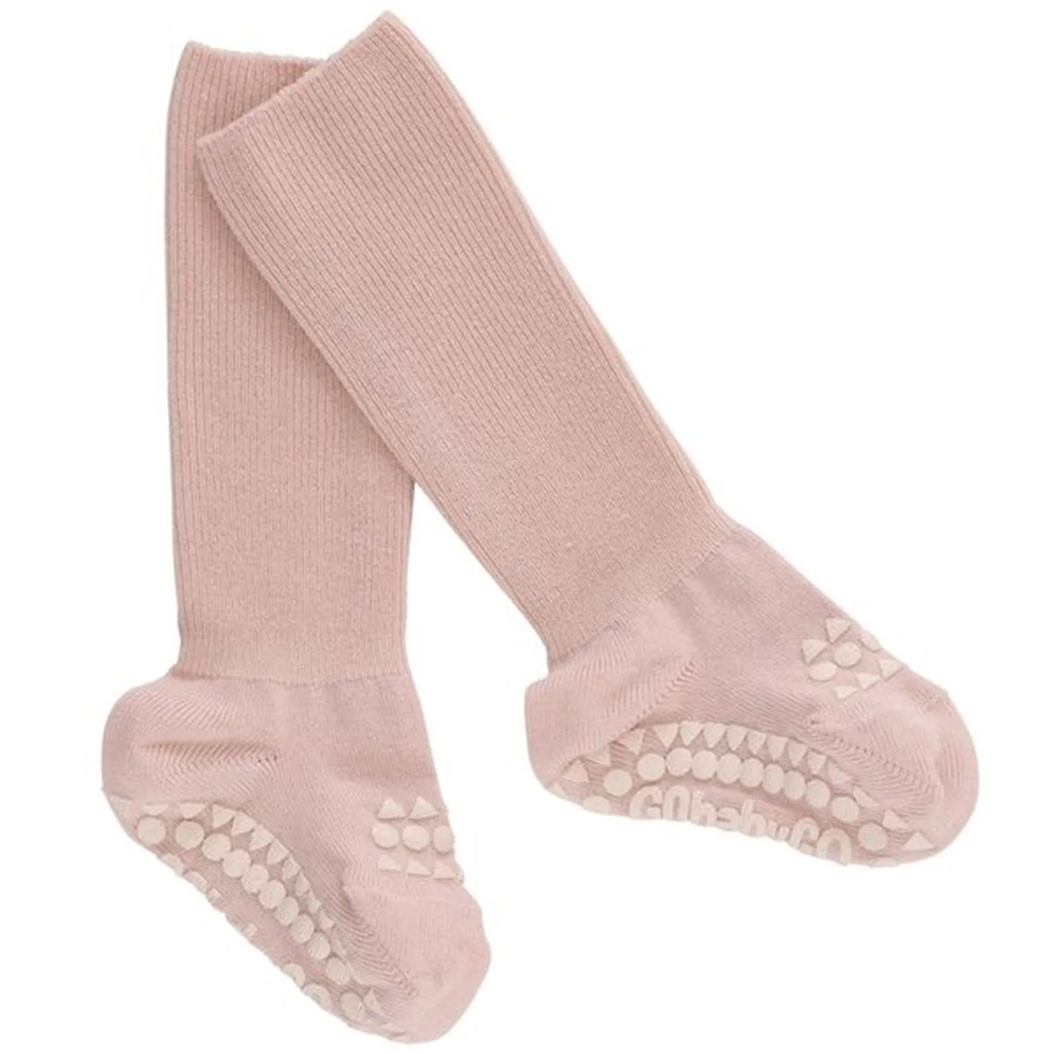 GObabyGO Bamboo Socks Antislip Soft Pink