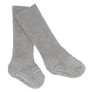 GoBabyGo Non-Slip Socks Bamboo Fiber - Grey Melange