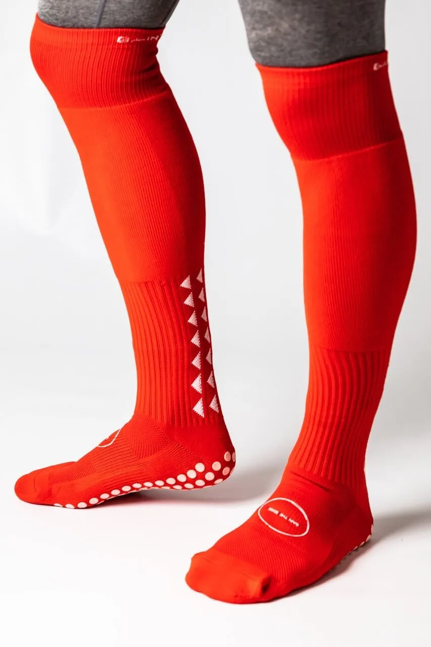 GRIP SOCKS 2.0  Full Length - Red