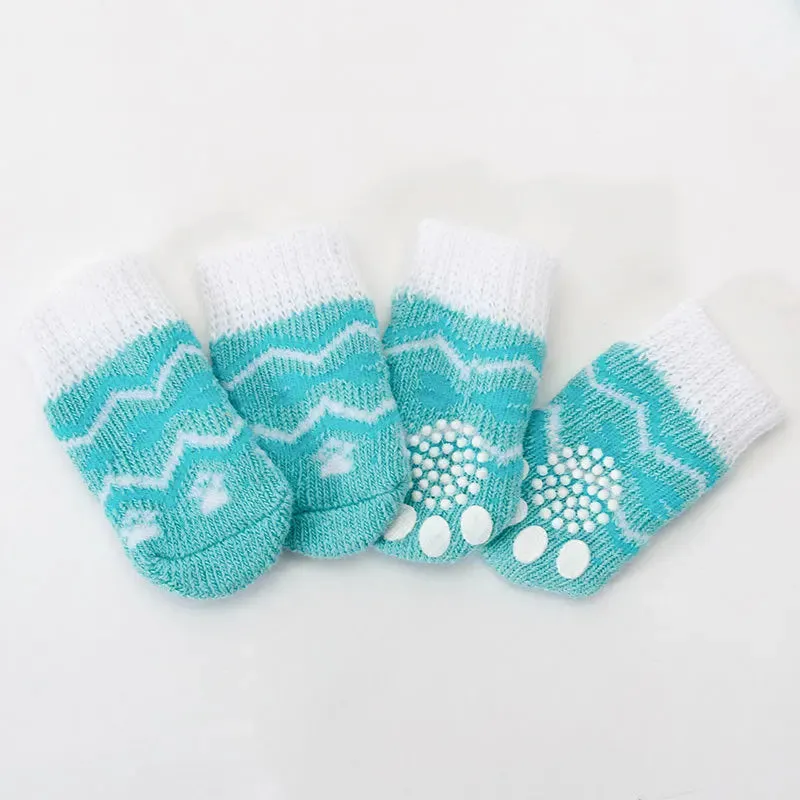 Knit Socks for dogs 4pcs