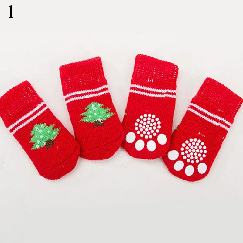 Knit Socks for dogs 4pcs