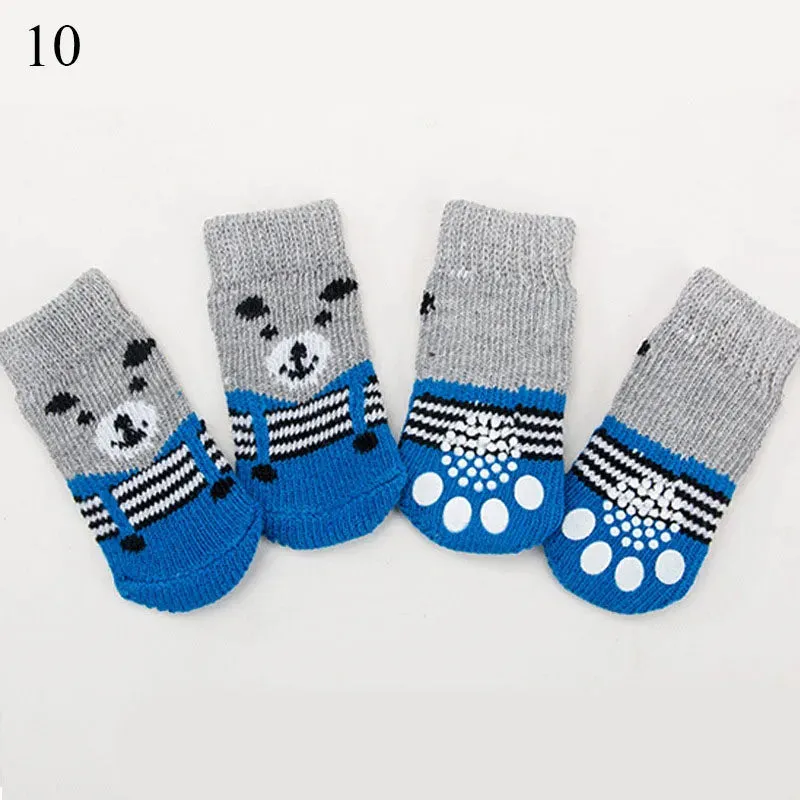 Knit Socks for dogs 4pcs