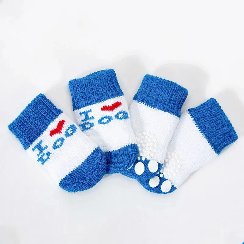 Knit Socks for dogs 4pcs