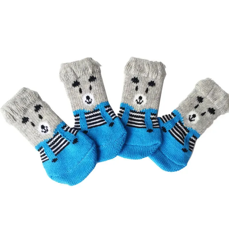 Knit Socks for dogs 4pcs