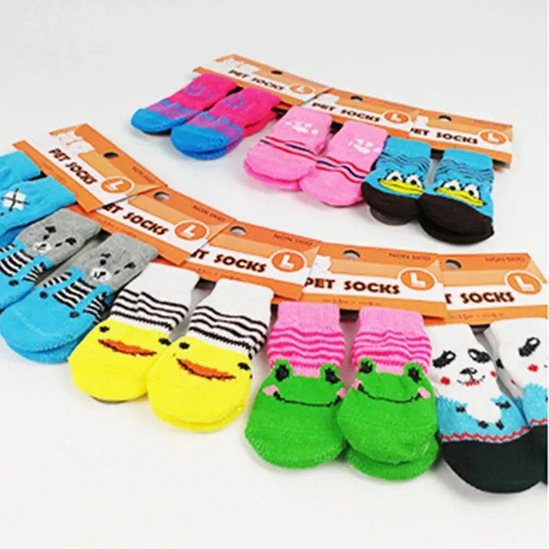 Knit Socks for dogs 4pcs