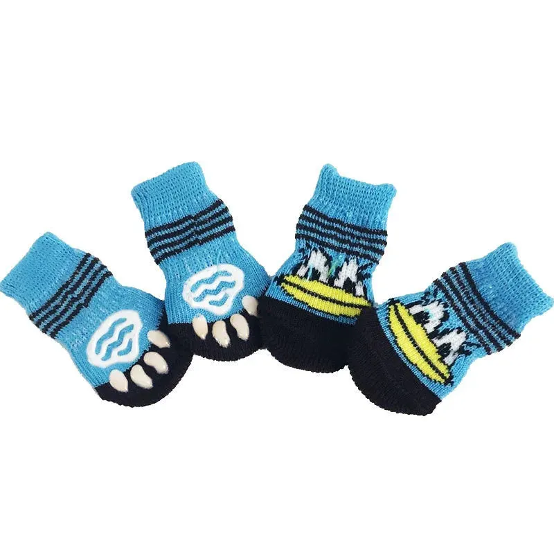 Knit Socks for dogs 4pcs