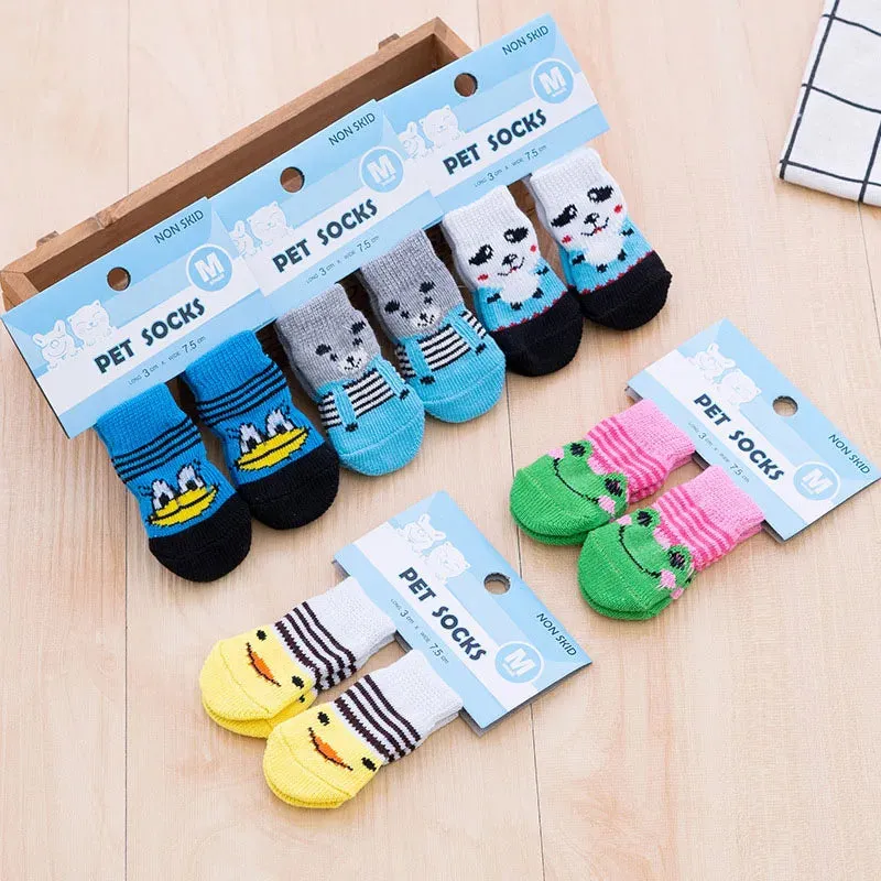 Knit Socks for dogs 4pcs